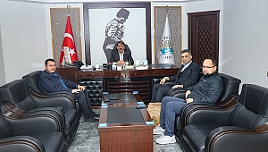 Aksa Afyon Doğalgaz Şirket Müdürü Gezer’den Başkan Sarı’ya Ziyaret