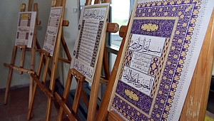 “AKÜ’nün 30. Yılında Ahmet Şemseddin Karahisari Hat Örnekleri Sergisi” Açıldı