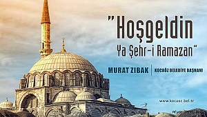 BAŞKAN MURAT ZIBAK'TAN RAMAZAN AYI MESAJI