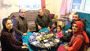 BAŞKAN MUSTAFA ÇÖL İFTAR ZİYARETLERİNE DEVAM EDİYOR