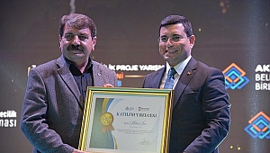  Başkan Sarı, 7. Akdeniz Belediyecilik Proje Yarışması ödül törenine katıldı