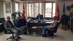 BELEDİYE -İŞ SENDİKASI AFYONKARAHİSAR ŞUBESİNE YENİDEN REFAH PARTİSİNDEN ZİYARET