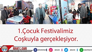  Dinar'da 1.Çocuk Festivali Coşkuyla gerçekleşiyor