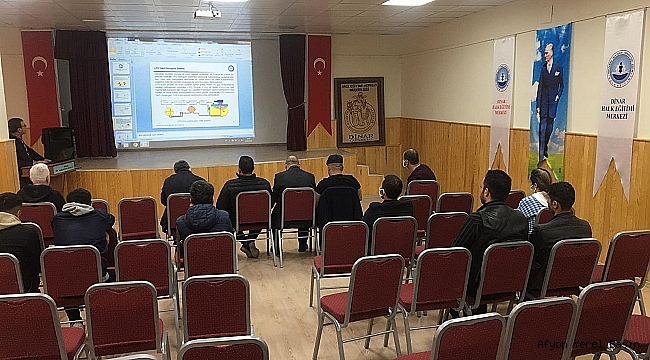 DİNAR'DA EMİSYON ÖLÇÜM ELEMANI KURSU AÇILDI