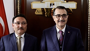  Enerji ve Tabii Kaynaklar Bakanı Fatih Dönmez, Vali Gökmen Çiçek’i Ziyaret Etti