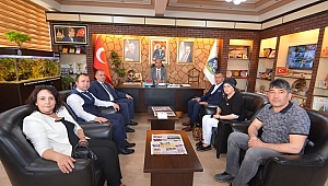 İSTAFDER’DEN BAŞKAN MUSTAFA ÇÖL’E ZİYARET