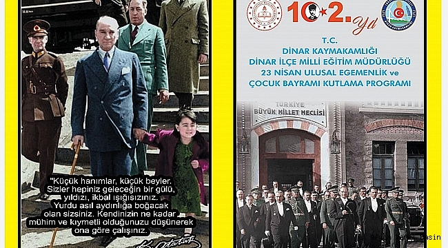 KAPANKAYA’NIN 23 NİSAN ULUSAL EGEMENLİK ve ÇOCUK BAYRAMI MESAJI