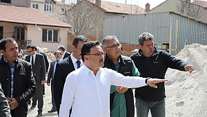 Sultandağı Tarihi Kent Meydanı Projesi Hızla Tamamlanıyor