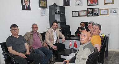 AFYON GAZETECİLER CEMİYETİNDEN AFYON YEREL BASINA ZİYARET.