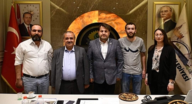 Afyonkarahisar İnternet Medya Birliğinden, Başkan Şahin’e Ziyaret 