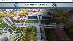 AKÜ’nün 30. Yıl Web Sitesi Yayına Girdi..