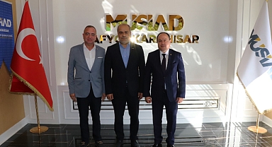 ATSO HEYETİ, MÜSİAD AFYONKARAHİSAR ŞUBESİ’Nİ ZİYARET ETTİ