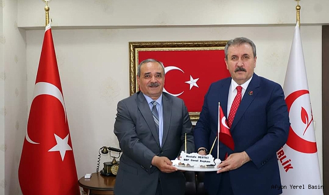 Başkan Şahin, BBP Genel Başkanı Mustafa Destici'yi Ziyaret Etti