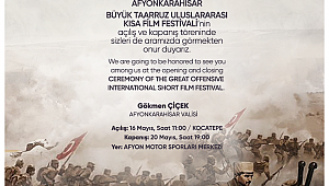  Büyük Taarruz Uluslararası Kısa Film Festivali Heyecanı Başlıyor