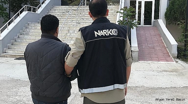 Dinar'da Uyuşturucu Madde Ticaretinden 1 Kişi Tutuklandı