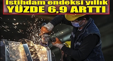 İstihdam endeksi yıllık %6,9 arttı.!