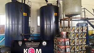 POLİS 15 BİN LİTRE KAÇAK AKARYAKIT ELE GEÇİRDİ.!