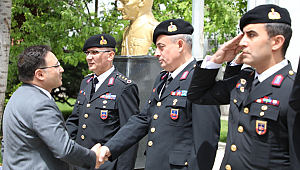 PROTOKOL JANDARMA PERSONELİNİN BAYRAMINI KUTLADI..