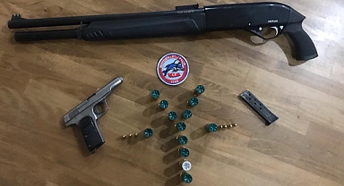 Ruhsatsız Tabanca Ele Geçirildi.!!