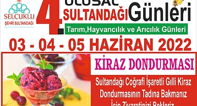 SULTANDAĞI KİRAZ ÇALIŞTAYI YAPILIYOR