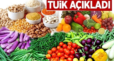 Tahıllar ve diğer bitkisel ürünler ile meyvelerin bir önceki yıla göre artacağı tahmin edildi..