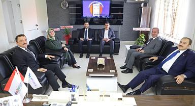 AK PARTİ HEYETİNDEN AFJET GENEL MÜDÜRÜ KARA’YA HAYIRLI OLSUN ZİYARETİ