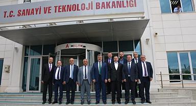 AK PARTİ HEYETİNDEN BAKAN VARANK'A ZİYARET