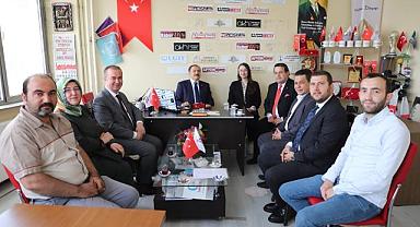 AK PARTİ HEYETİNDEN BASIN KURULUŞLARINA ZİYARET