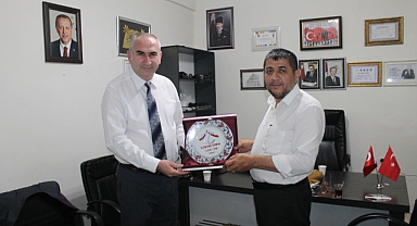 BAŞKAN İHSAN BEŞER'DEN AHMET UÇMAK'A HAYIRLI OLSUN ZİYARETİ..