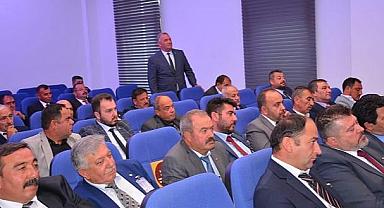  Başkan Mustafa Karahan TBMM'de toplantıya katıldı