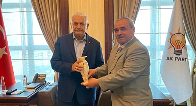 Başkan Şahin, AK Parti Genel Başkan Vekili, Son Başbakanımız Binali Yıldırım’la Görüştü