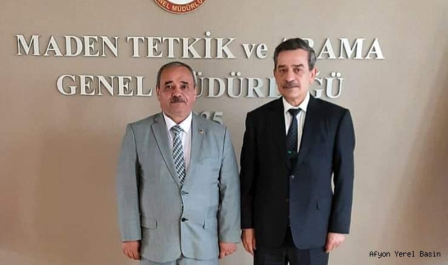 Başkan Şahin, MTA Genel Müdürü Vedat Yanık ile Sıcak Su Konusunu Görüştü