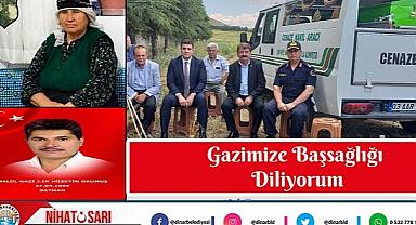  Başkan Sarı, “Gazimize başsağlığı diliyorum