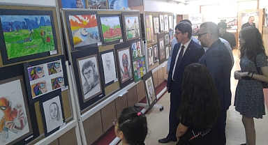 “Bilsem’de Sanat Günleri” Resim Sergisi açıldı..