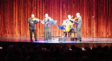 Borusan Quartet konserini Afyon halkı ayakta alkışladı