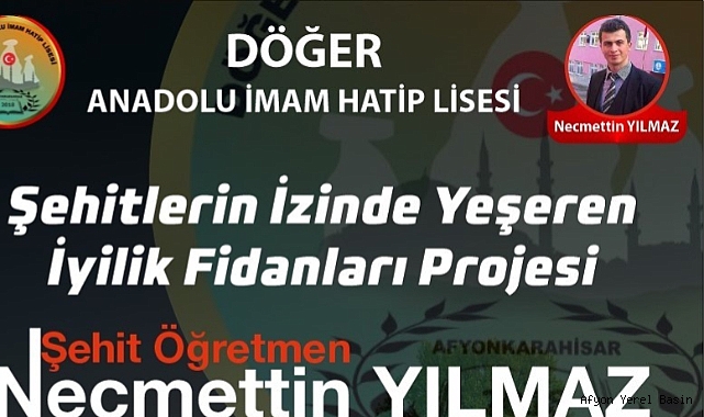 DÖĞER ANADOLU İMAM HATİP LİSESİNDEN ANLAMLI BİR İYİLİK PROJESİ