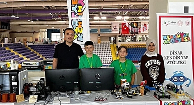  Fatih Ortaokulu Afyonkarahisar Kendin Yap Atölyeleri Festivalinde yerini aldı