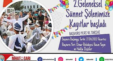 Geleneksel Sünnet Şöleni için başvurular başladı