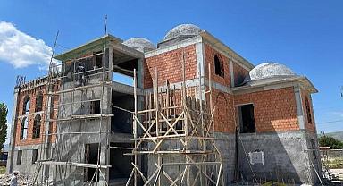  HAYDARLI CAMİ İNŞAATI HIZLA DEVAM EDİYOR 