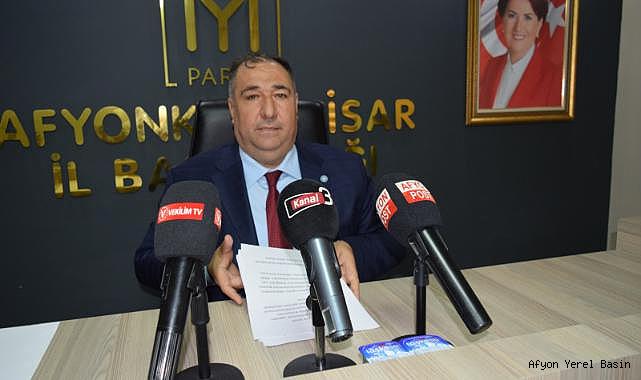 İYİ PARTİ İL BAŞKANI MISIRLIOĞLU GÜNDEMİ DEĞERLENDİRDİ..