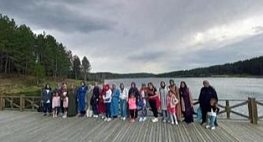 KADIN ÜYELERİNİ DOĞA YÜRÜYÜŞÜNDE BULUŞTULAR..