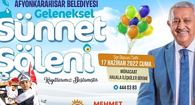  SÜNNET ŞÖLENİ İÇİN BAŞVURULAR BAŞLADI