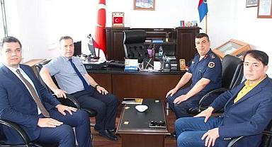 TEŞKİLATIN 183.KURULUŞ YILDÖNÜMÜNDE, KAYMAKAM İLÇE JANDARMA KOMUTANLIĞINI ZİYARET ETTİ