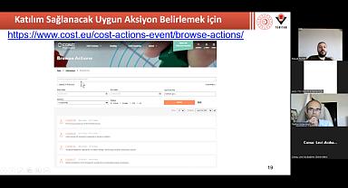 TÜBİTAK Uzmanı Tıltak Bilim ve Teknolojide Avrupa İş Birliği Programlarını Anlattı