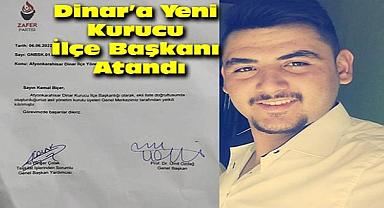  Zafer Partisi Dinar Kurucu İlçe Başkanı Kemal Biçer Oldu