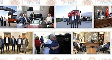 	ZEYBEK BAŞKAN´DAN İŞ İNSANLARINA ZİYARET