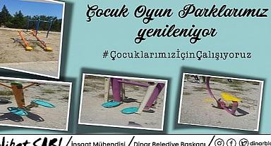  Başkan Sarı, “Çocuk oyun parklarımız yenileniyor”