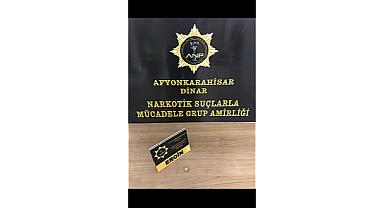 Dinar’da durdurulan araçta eroin maddesi bulundu 