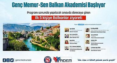 Genç Memur-Sen Balkan Akademisi Başlıyor...