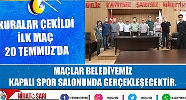  Kurumlar Arası Voleybol Turnuvamızın kuraları çekildi